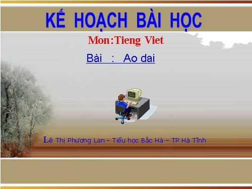 Tuần 30. Tà áo dài Việt Nam