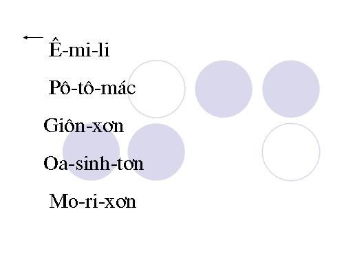 Tuần 5. Ê-mi-li, con…