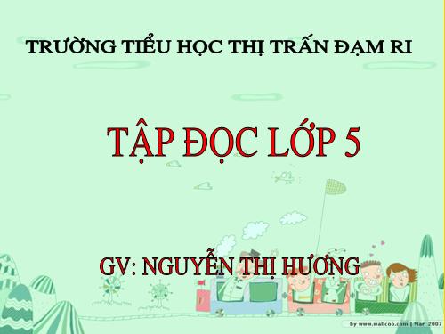 Tuần 23. Chú đi tuần