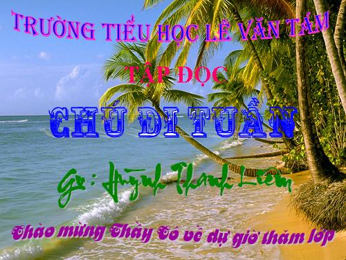 Tuần 23. Chú đi tuần