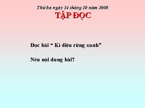 Tuần 8. Trước cổng trời