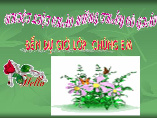 Tuần 11. Chuyện một khu vườn nhỏ