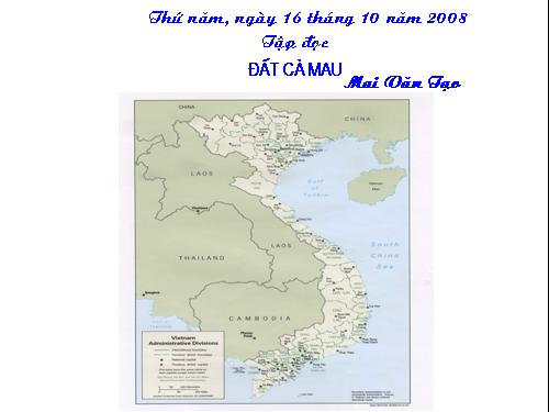 Tuần 9. Đất Cà Mau