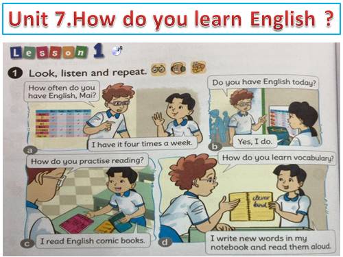 Unit 7.How do you learn English