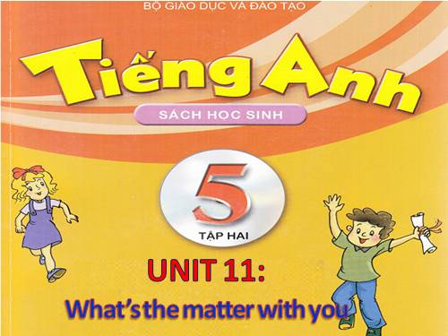 Unit 11: What is the matter with you?