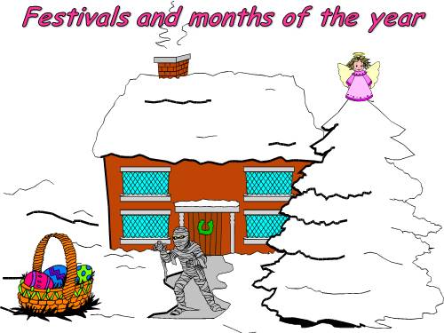 festivals and month of the year.