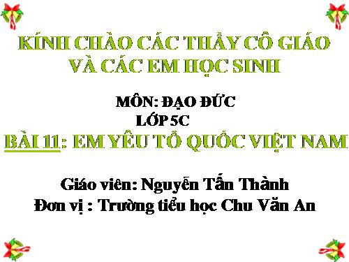CĐ Tháng 2. Em yêu Tổ Quốc Việt Nam