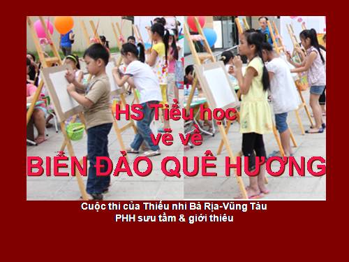 HS Tiểu học vẽ về.ppt