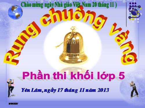 RUNG CHUONG VAN KHOI 5(DIP 20.11)