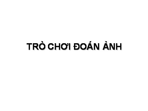 Trò chơi đoán ảnh nền