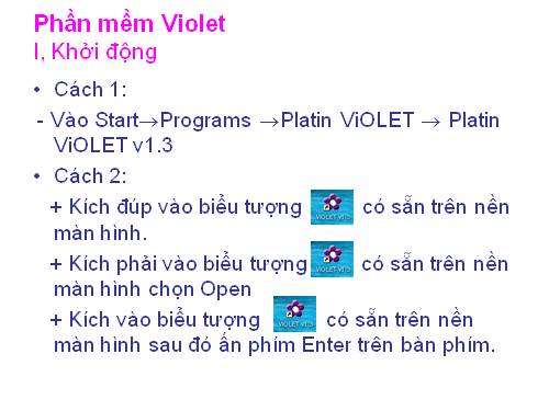 giao trinh violet