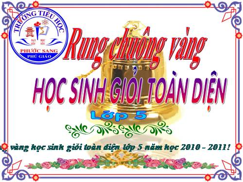 rung chuông vàng khối 5