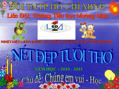 Nét đẹp tuổi thơ năm hoc 2010 -2011