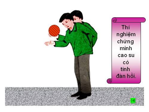 Thí nghiệm: Tính đàn hồi của cao su.
