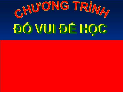 Rung chuông vàng "Đố vui để học" - Tổng hợp