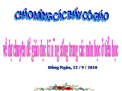 Bài giảng tập huấn Giáo dục kĩ năng sống cho học sinh tiểu học-lớp 5-phần chung