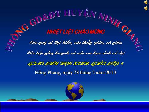 Rung chuong vang Lop 5