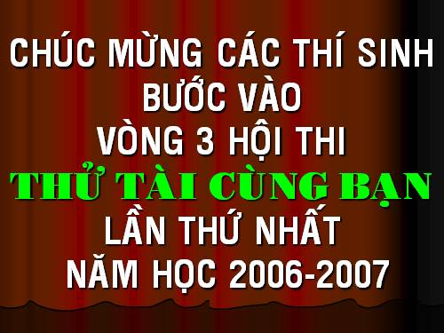 Rung chuông vàng. vòng 3. 67