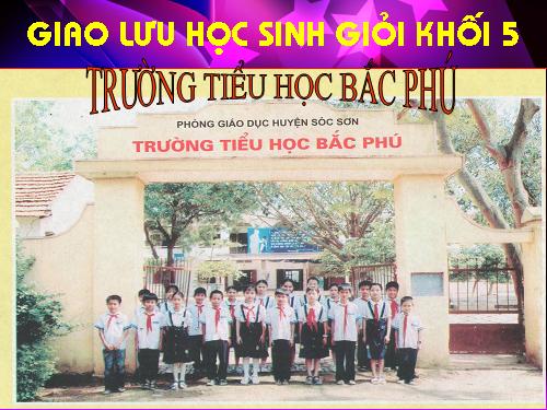 giao lưu học sinh giỏi 5