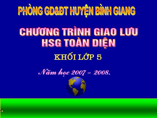 giaolưu hsg lần 2