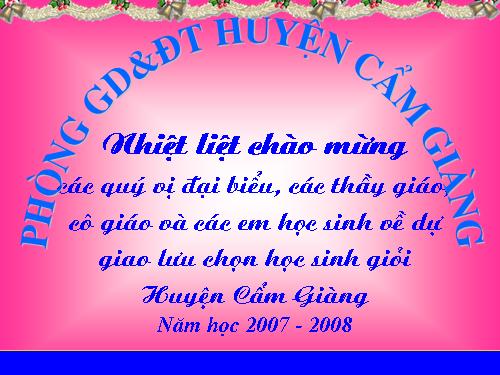 Rung chuông vàng huyện Cẩm Giàng - Hải Dương