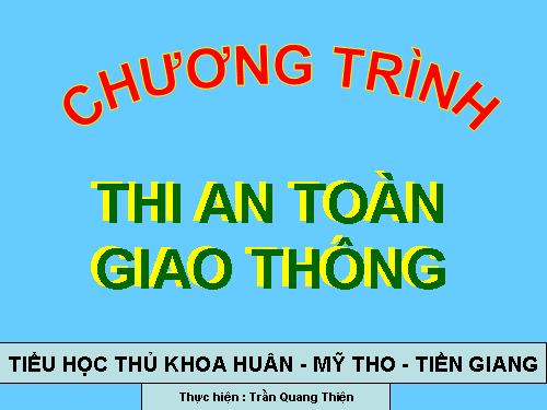 Thi ATGT-Ngoai khoa