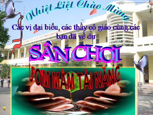 Sân chơi: Ươm mầm tài năng 2018