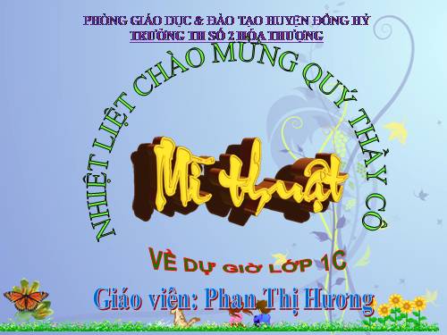 Mĩ thuật chủ đề 4 lop 1