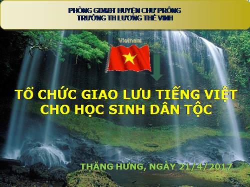 giao lưu tiếng việt