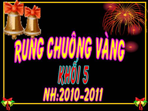 rung chuông vang lơp 5 mới nhât