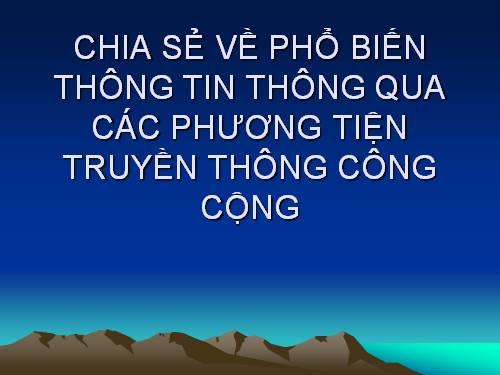 Chia sẻ kinh nghiệm về bảo tồn Văn hóa dân tộc