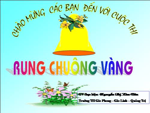 NGOAI KHOA RUNG CHUONG VANG  Lop 5