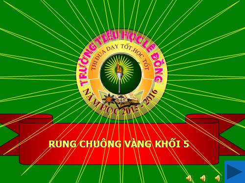 Rung chuông vàng khối 5 ngày 26-3