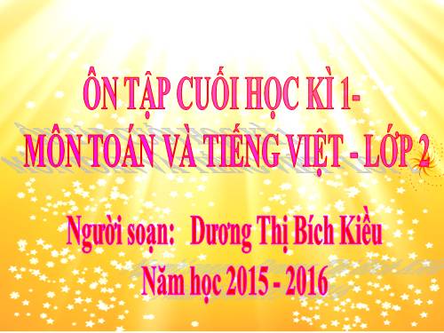 Ôn tập cuối HKI- 15-16