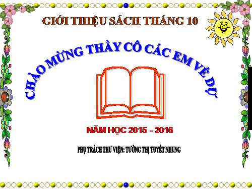 Giới thiệu sách tháng 10