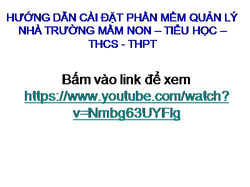 Phần mềm quản lý nhà trường tiểu học