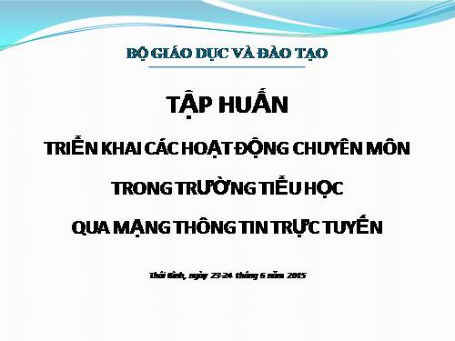 Hướng dẫn sử dụng phần mềm kết nối trường học 2015