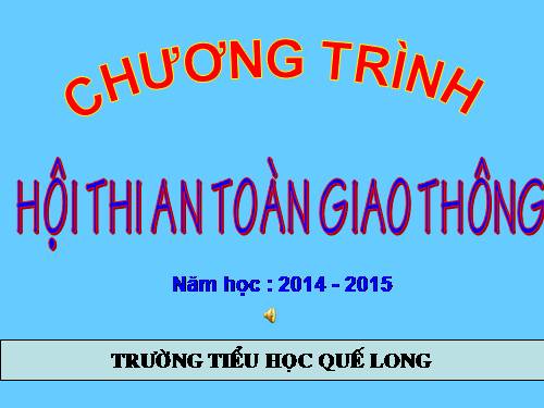 Hoi thi An toan giao thong