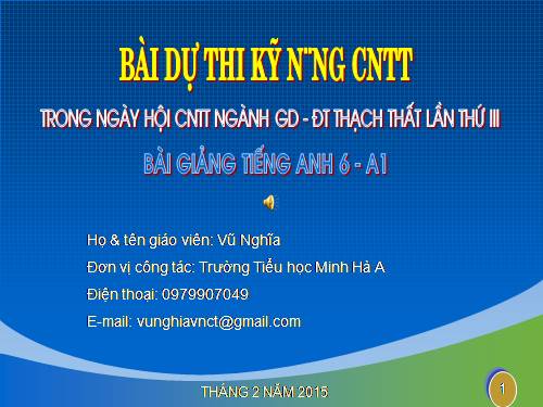 Bài giảng tham khao Tieng Anh