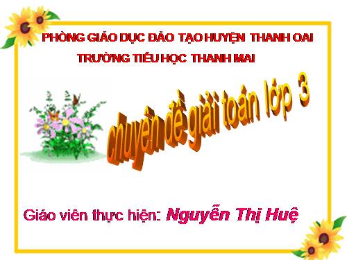 chuyên đề lớp 3