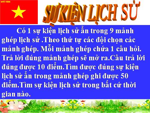 Những mảnh ghép lịch sử lớp 4