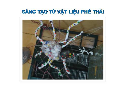 Tập huấn Mỹ thuật - Sự dụng vật liệu phế thải