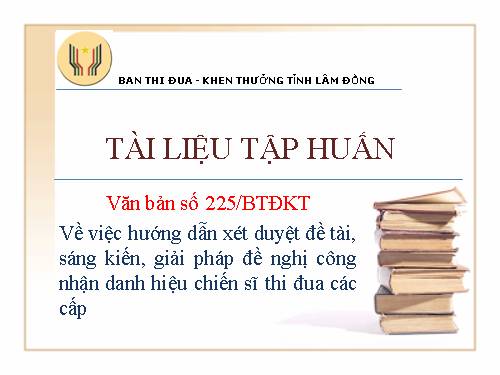 Tập huấn TĐKT