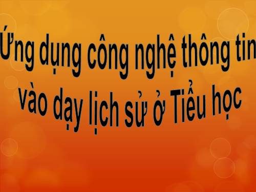 Chuyên đề LS lớp 5