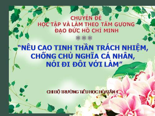chuyen de tam guong 2014