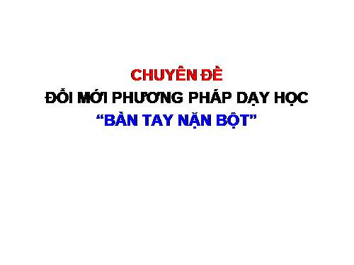 Chuyen de phuong phap BTNB