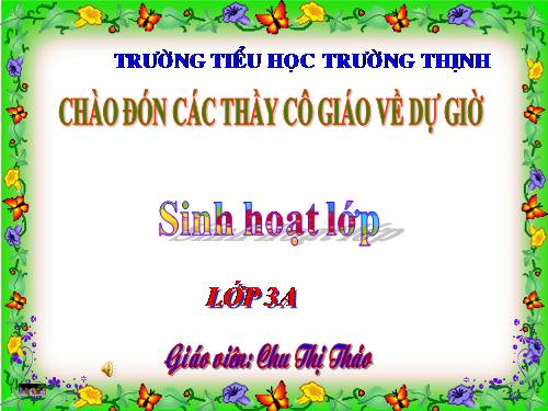 Bai giang SH lop 3