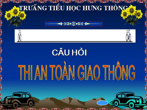 Rung chuông vàng ATGT tiểu học