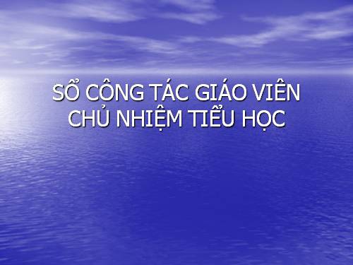 CÁCH GHI SỔ CHỦ NHIỆM