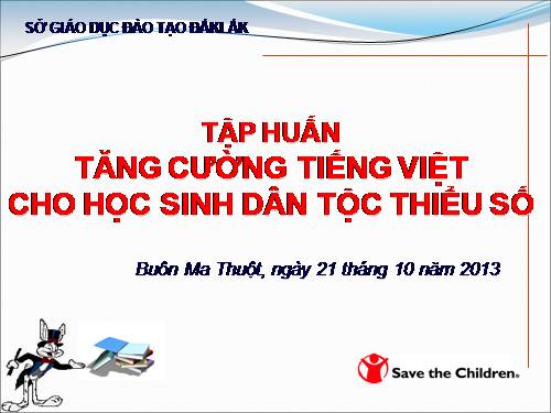 tài liệu tăng cường tiếng việt cho HS dân tộc